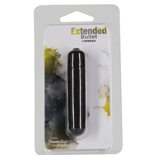 Power Bullet Extended 9cm 3 Speed Black - Image 3