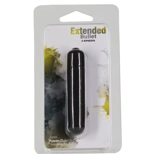 Power Bullet Extended 9cm 3 Speed Black - Image 3