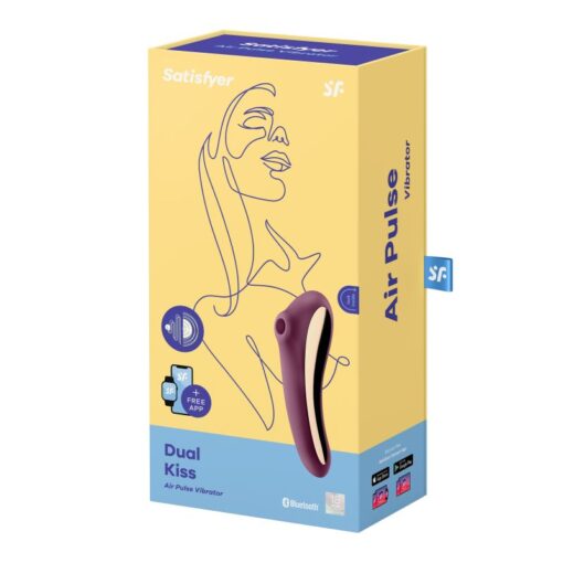 Satisfyer Dual Kiss Wine Red - Image 4