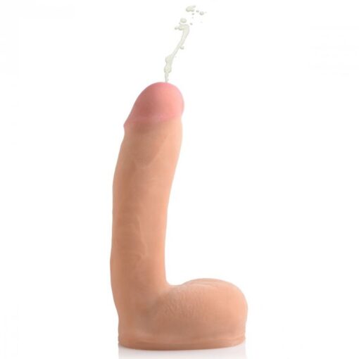 8in Dual Density Squirting Dildo Light