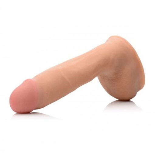 8in Dual Density Squirting Dildo w Balls Reservoir - Image 4