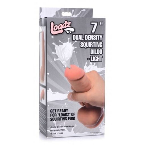 7in Dual Density Squirting Dildo w Balls Reservoir - Image 4