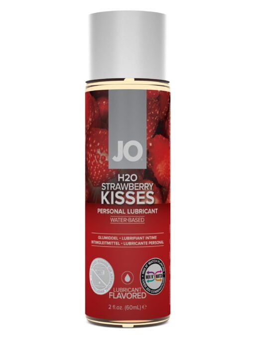 JO H2O Flavored 2 Oz / 60 ml Strawberry Kiss