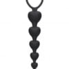 Anal Heart Beads - Black