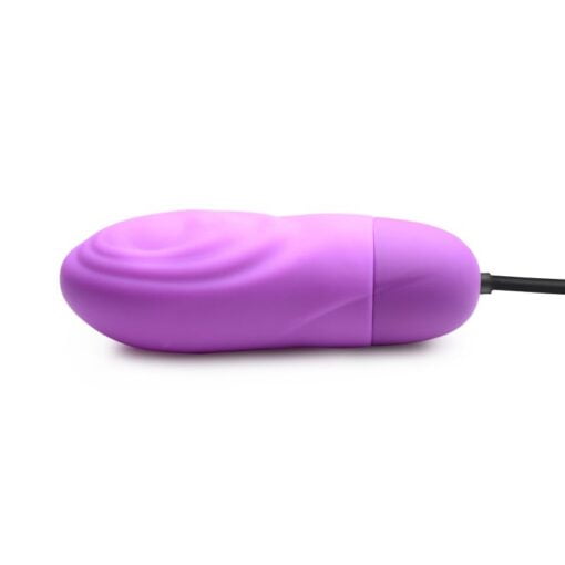 7X Pulsing Rechargeable Bullet Purple - Image 4