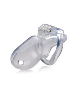 Clear Captor Chastity Cage Large