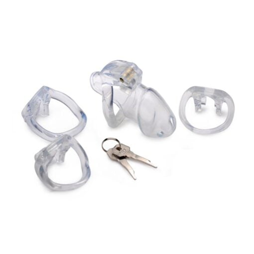 Clear Captor Chastity Cage Medium - Image 3