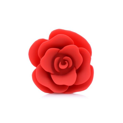 Booty Bloom Silicone Rose Plug Medium Red - Image 3