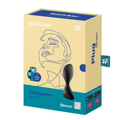Satisfyer Trendsetter Connect App Vibrating Anal Plug Black - Image 5