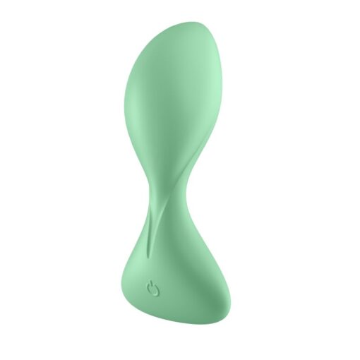 Satisfyer Trendsetter Connect App Vibrating Anal Plug Light Green - Image 2