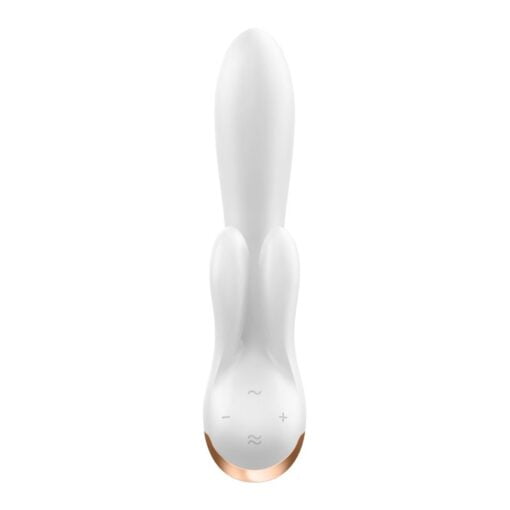 Satisfyer Double Flex App Rabbit Vibrator White - Image 3
