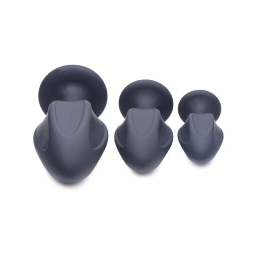 Triple Juicers Silicone Anal Plug Set Black - Image 3