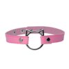 Kinky Kitty Ring Slim Choker Pink