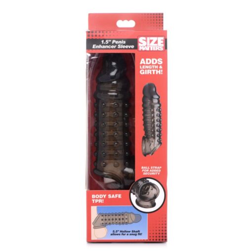 Penis Enhancer Sleeve 1.5in Smoke - Image 5