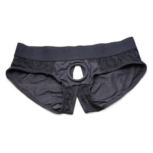 Lace Envy Panty Harness Black L/XL