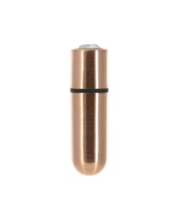 Power Bullet First Class 6cm Rechargeable w Crystal Rose Gold