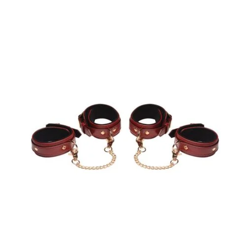 6 Pc Bondage Set Burgundy - Image 2