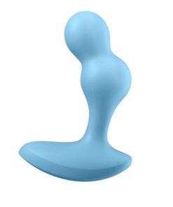 Satisfyer Deep Diver Vibrating Connect App Anal Plug Blue