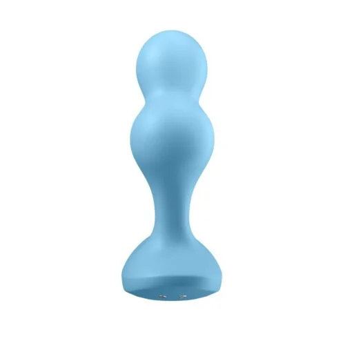 Satisfyer Deep Diver Vibrating Connect App Anal Plug Blue - Image 4
