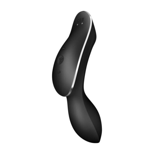 Satisfyer Curvy Trinity 2 Insertable Air Pulse Vibrator Black - Image 2