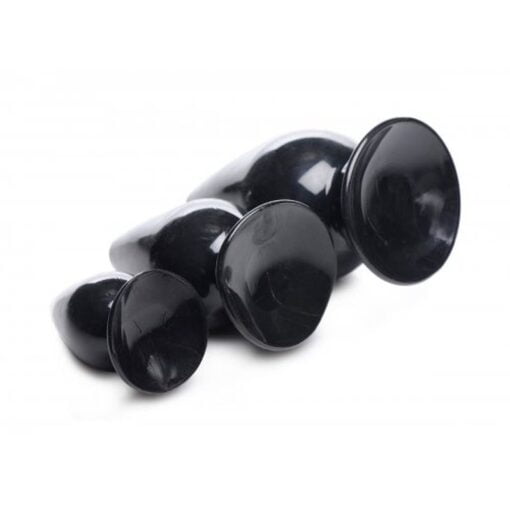 Triple Cones 3 Pc Anal Plug Set Black - Image 3