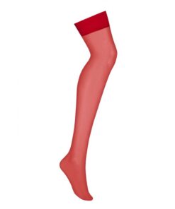 S800 Sheer Stockings Red