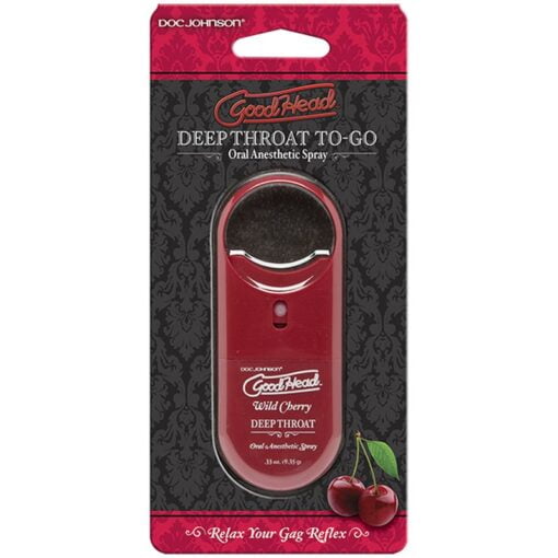 GoodHead To-Go Deep Throat Spray Wild Cherry 9ml - Image 2