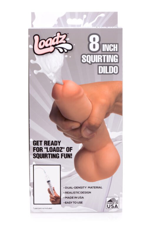 Squirting Dildo 8in with Syringe