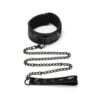 Whip Smart Diamond Collar and Leash Black