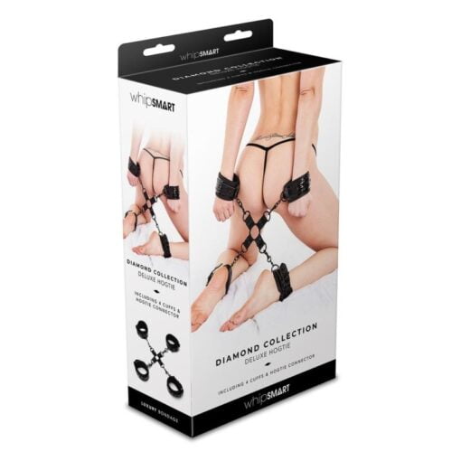 Whip Smart Diamond Hogtie Restraint Black - Image 2