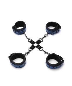 Whip Smart Diamond Hogtie Restraint Blue