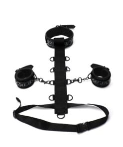 Whip Smart Diamond Body Restraint 3 Pc Set Black