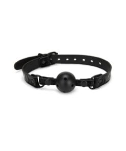 Whip Smart Diamond Deluxe Ball Gag Black