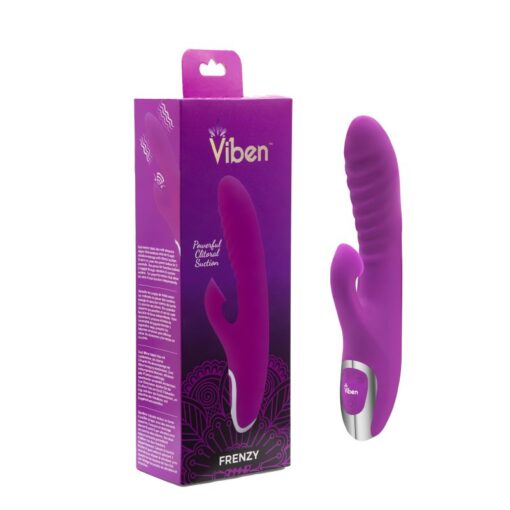 Viben Frenzy Suction Rabbit Vibe Berry - Image 5