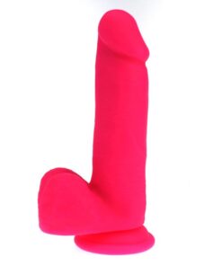 Thick Realistic Cock w Balls Pink