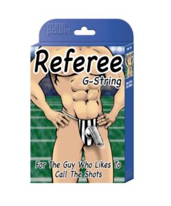 Referee Novelty G-String Black