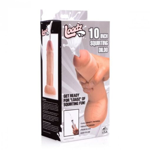 Squirting Dildo 10in with Syringe - Image 4