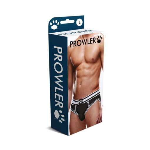 Prowler Open Back Brief Black/White - Image 3