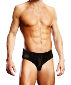 Prowler Mesh Open Back Brief Black