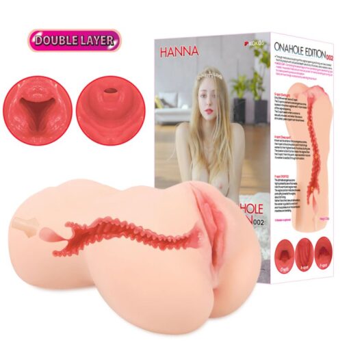 Hanna Onahole 2 Dual Layer 1:1 Handheld Pussy Masturbator - Image 6