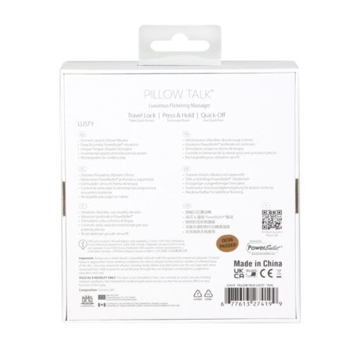Pillow Talk Lusty Flickering Massager Teal - Image 5