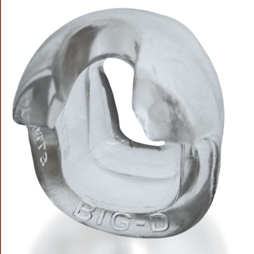 Big D Shaft Grip Cock Ring Clear - Image 2