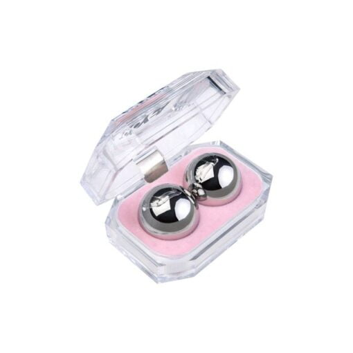Silver Metal 2 Pc Vaginal Balls 3cm - Image 2