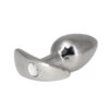 Pillow Talk Sneaky Luxurious Stainless Steel Anal Plug w Swarovski Crystal