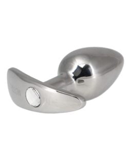 Pillow Talk Sneaky Luxurious Stainless Steel Anal Plug w Swarovski Crystal