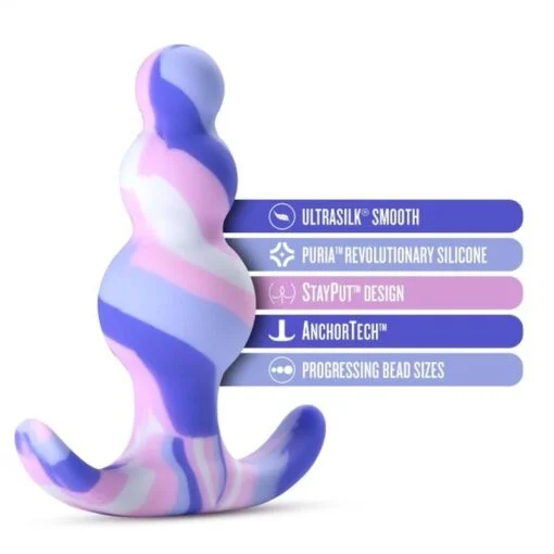 Avant Twilight Blue Silicone Butt Plug - Image 5
