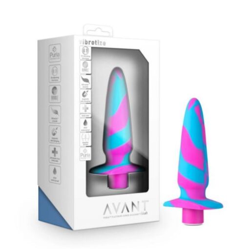 Avant Vibrotize Silicone Mini Anal Vibe Fuchsia