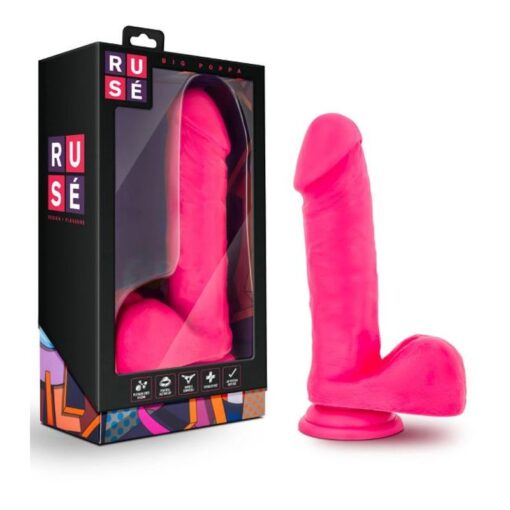 Ruse Big Poppa Hot Pink Dildo