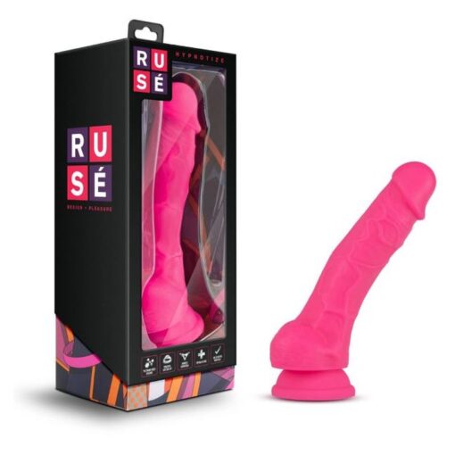 Ruse Hypnotize Hot Pink Dildo