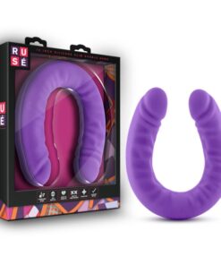 Ruse Silicone Slim 18in Purple Double Dong